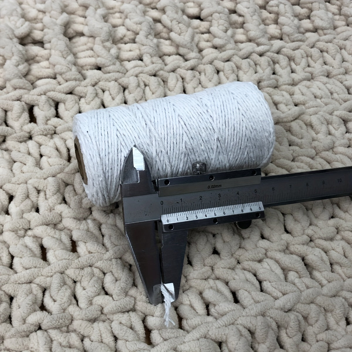 3 Strand Cotton Thread Soft Rope For Wall Hangings Plant Hangers Crafts 91m