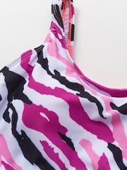 Girls Casual Swimsuit for 5-14 Years Old Kids with Chest Pad