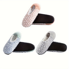 Plush Lined Socks Soft & Warm Non slip Floor Socks Women's Stockings & Hosiery