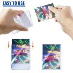 25pcs 35PT Hard Card Covers Portable Baseball Card Holder Case