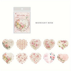 Flower Opening Period Lace Retro Floral Journal Sticky Note