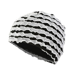 Large Size Double Layer Swimming Cap for Long Hair - Solid