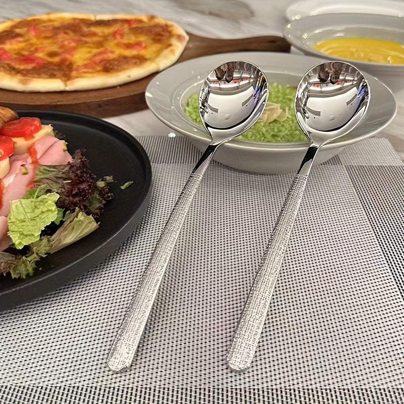 Stainless Steel Serving Spoon Set for Buffet Tea Kitchen