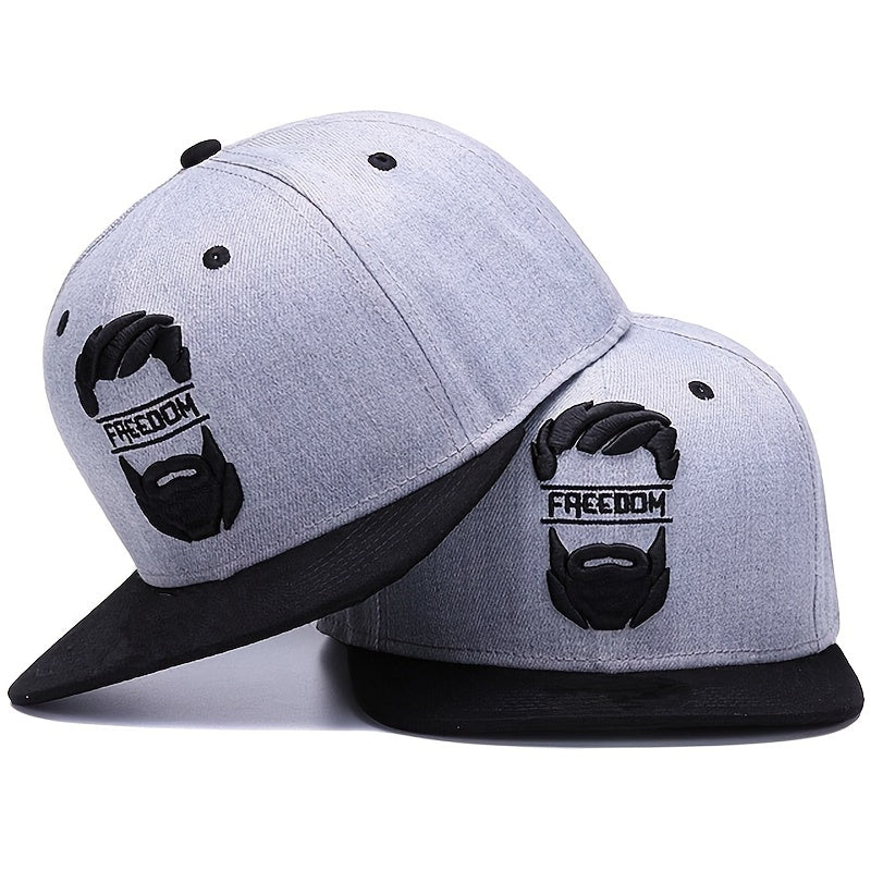 Men's Alphabet Beard Uncle Baseball Cap Hip Hop Cap