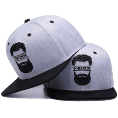 Men's Alphabet Beard Uncle Baseball Cap Hip Hop Cap