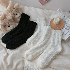 5 Pairs Plush Warm Floor Socks Comfortable Style