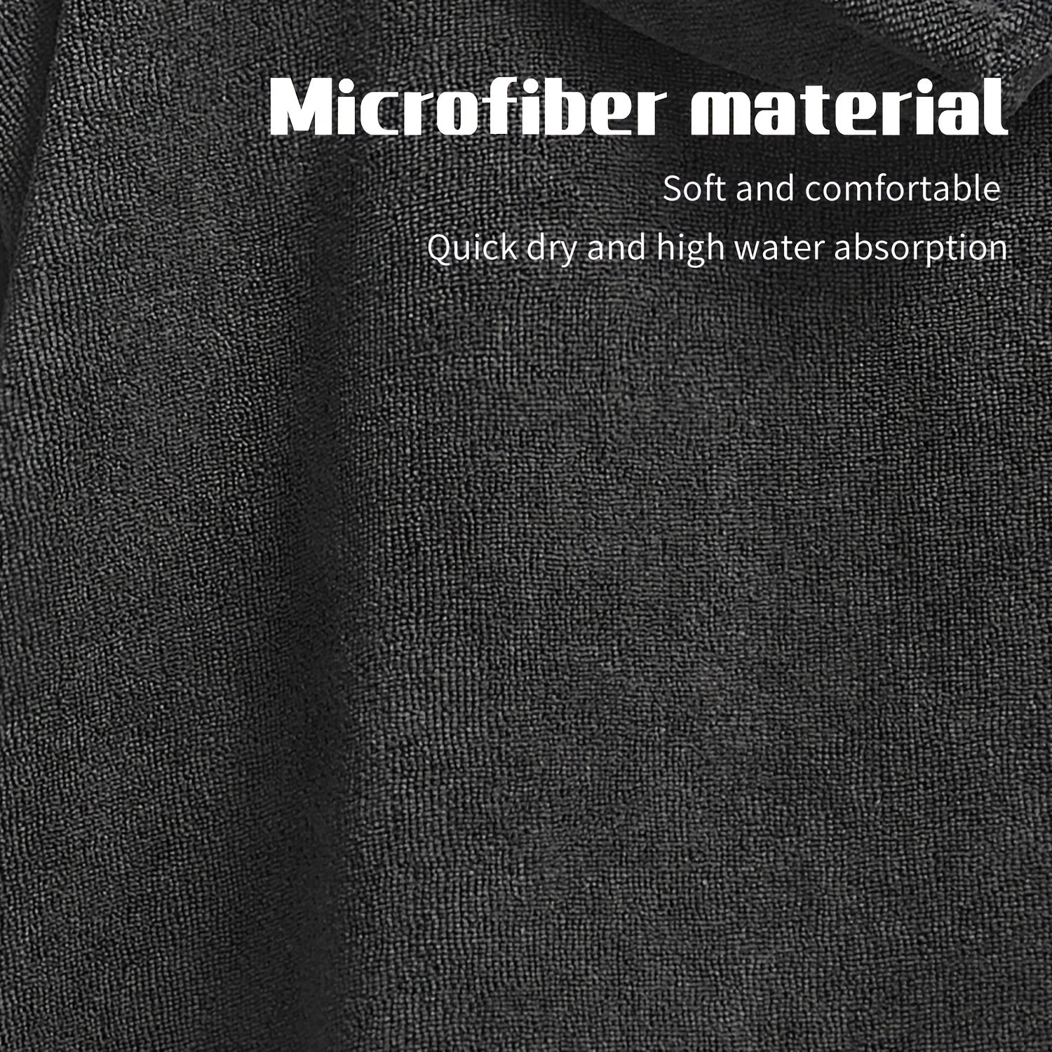 Quick Dry Hooded Towel Robe with Pocket for Swimming Surfing Unisex