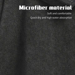 Quick Dry Hooded Towel Robe with Pocket for Swimming Surfing Unisex