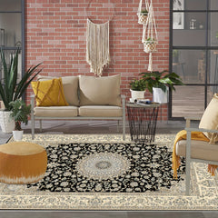 Persian Boho Area Rug Soft Large Machine Washable Non Slip Backing