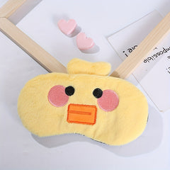 Cartoon Animal Eye Mask Soft Blackout Blindfold for Travel Rest Nap