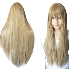 Anime Cosplay Wig Long Colored Wigs Straight Hair Synthetic Heat Resistant