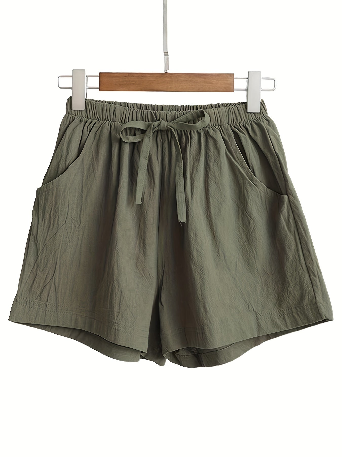 Women's Outdoor Sports Shorts with Knot Front and Loose Fit