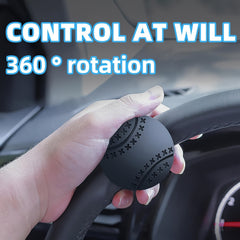 Truck Steering Wheel Spinner Knob ABS & Silicone Non Slip Easy Installation