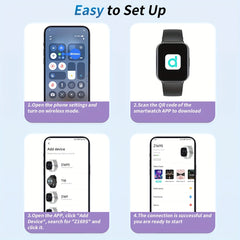 Unisex Smartwatch 1.83 Inch Display 1ATM 100+ Sports Modes