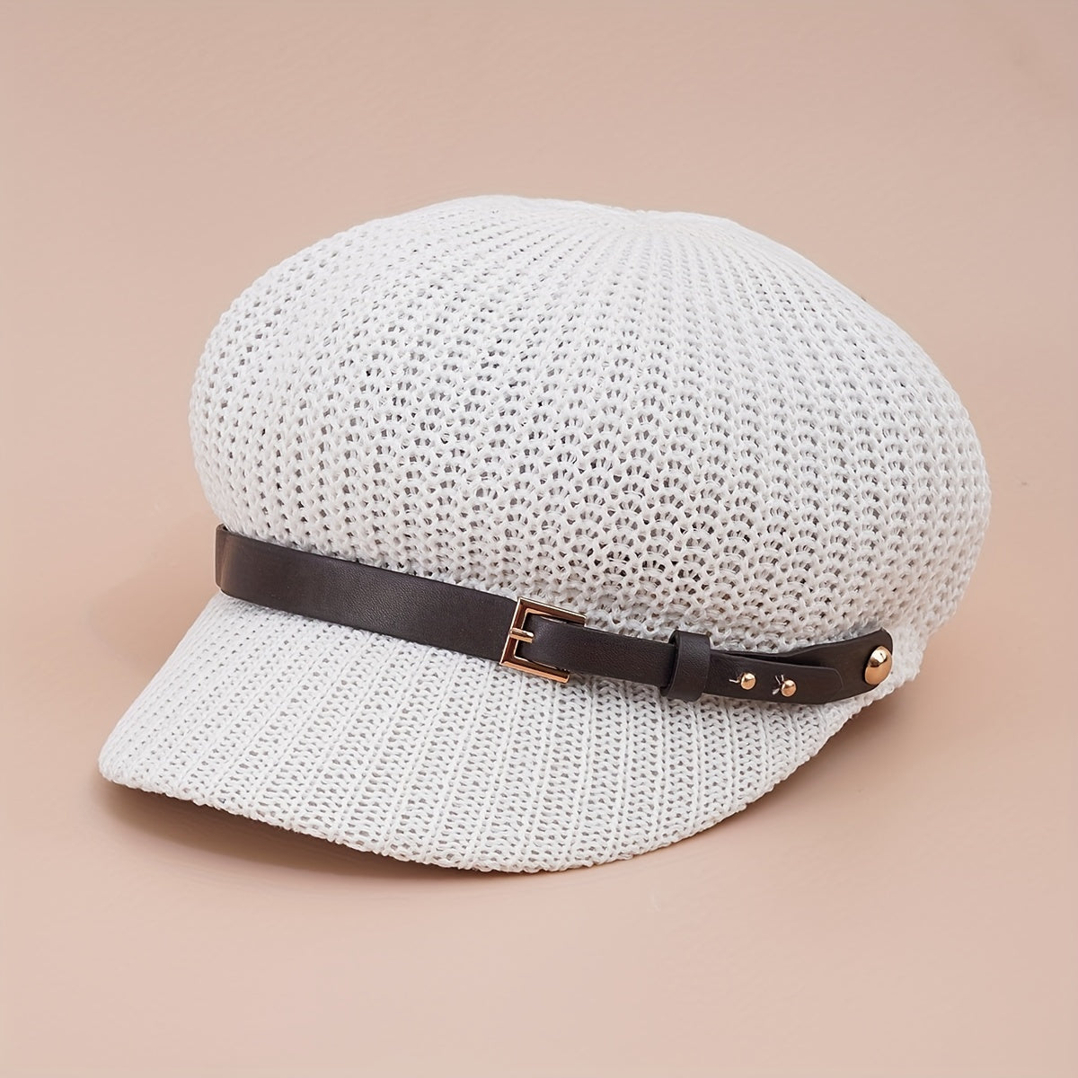 Candy Beret Casual Knit Beret Cap Lightweight Painter Hat For Women