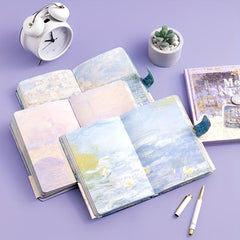 Painted Inside Hardcover College Notebook 5.12 X 17.4 - Office Business Writing