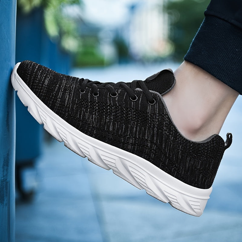 Men's Breathable Lace Up Running Shoes
