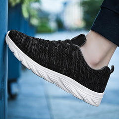 Men's Breathable Lace Up Running Shoes