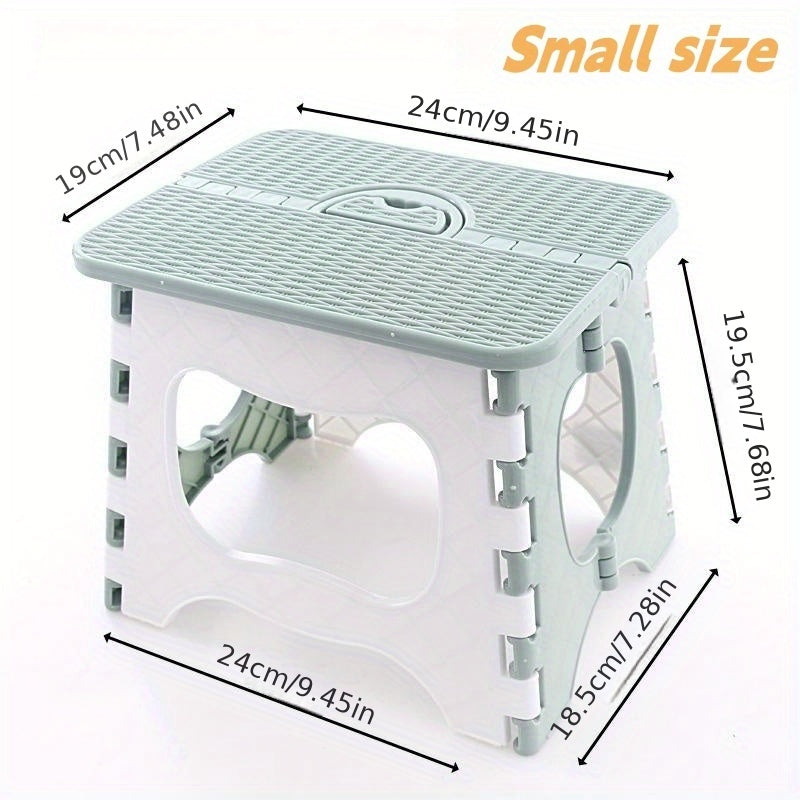 Portable Folding Stool with Handle Lightweight Foldable Chair for Outdoor