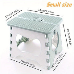Portable Folding Stool with Handle Lightweight Foldable Chair for Outdoor