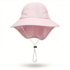 Kids Casual Shawl Hat Quick Dry Sun Protection Bucket Hat