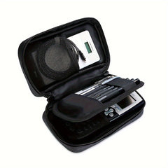 Waterproof Data Cable Storage Bag PU Leather Travel Organizer