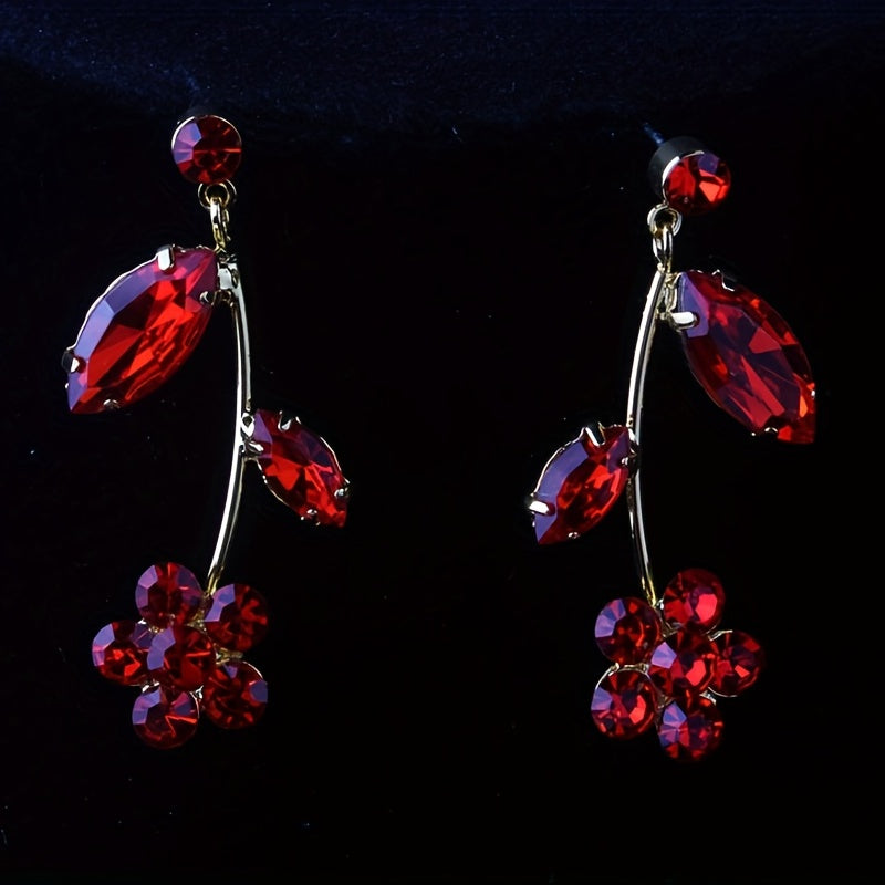 Red Bridal Jewelry Set for Weddings & Performances