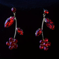Red Bridal Jewelry Set for Weddings & Performances