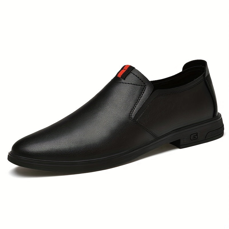 Men's Leather Loafer Shoes Slip On Comfy Non-slip