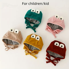 Cartoon Baby Hat Ear Protection Pullover Hat