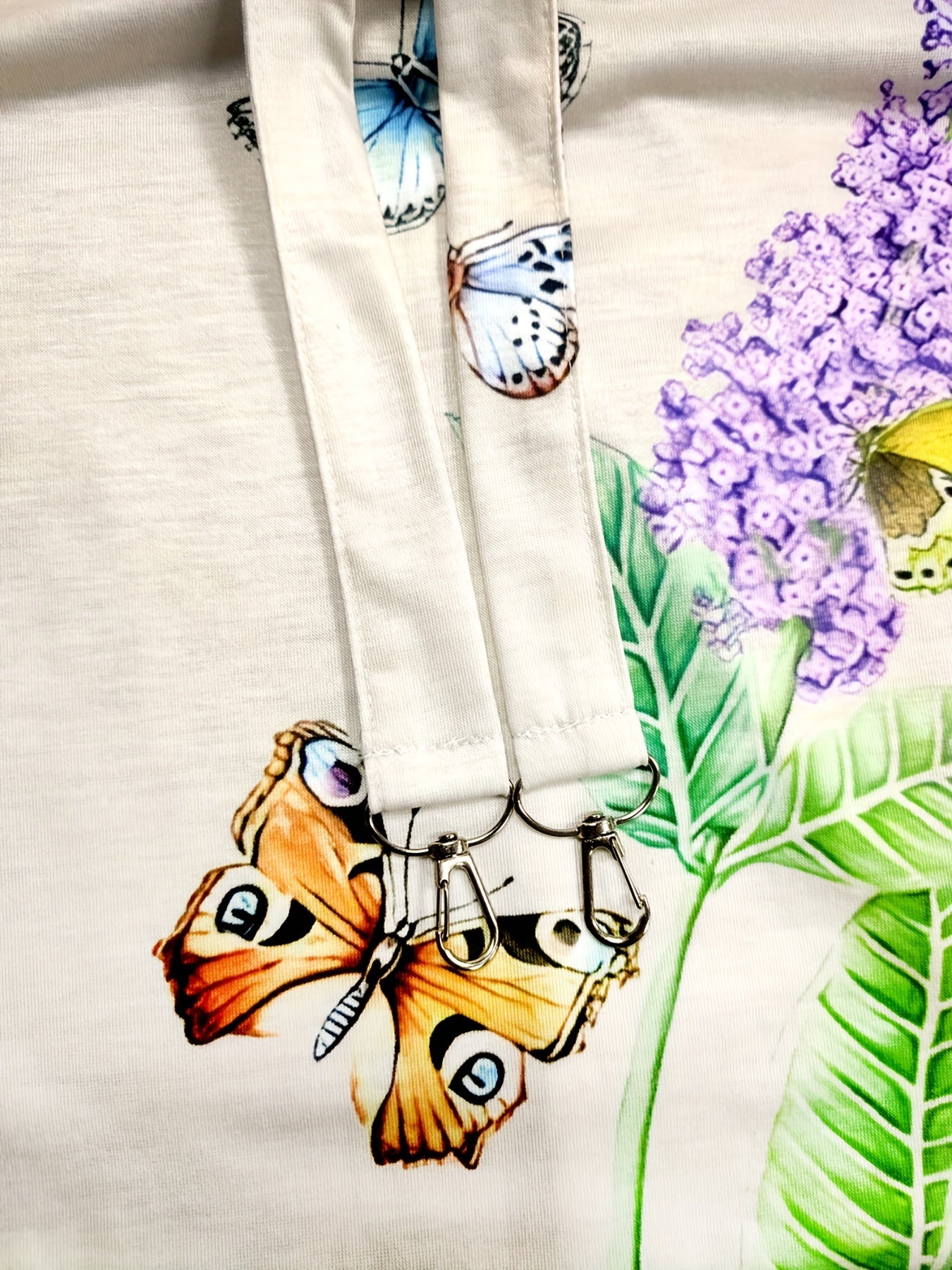 Butterfly & Floral Print Jumpsuit Sleeveless Casual Summer Women's Clothing