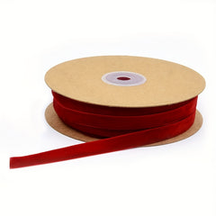 Burgundy Velvet Ribbon Vintage Ribbon for Christmas Wreath Craft Ornaments