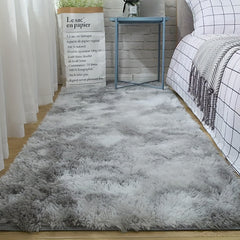 Light Grey Area Rugs Soft Fluffy Carpets for Living Room Bedroom Kids Room