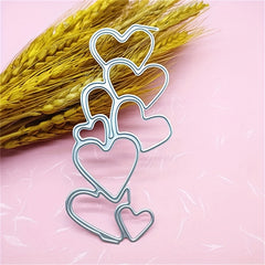 Heart Border Metal Die Cuts For Scrapbooking Hollow Hearts Frame