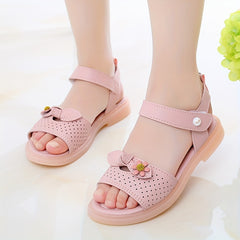Girls' Lightweight Open Toe Sandals for Summer Beach