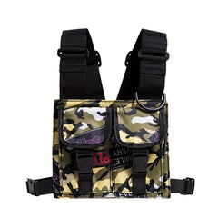 Camouflage Printed Chest Bag Convenient for Daily Travel Vacation