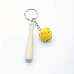 Creative Baseball Keychain Pendant Sports Key Ring Party Small