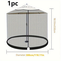 Umbrella Mosquito Net Outdoor Sunshade Easy Installation and Reusable