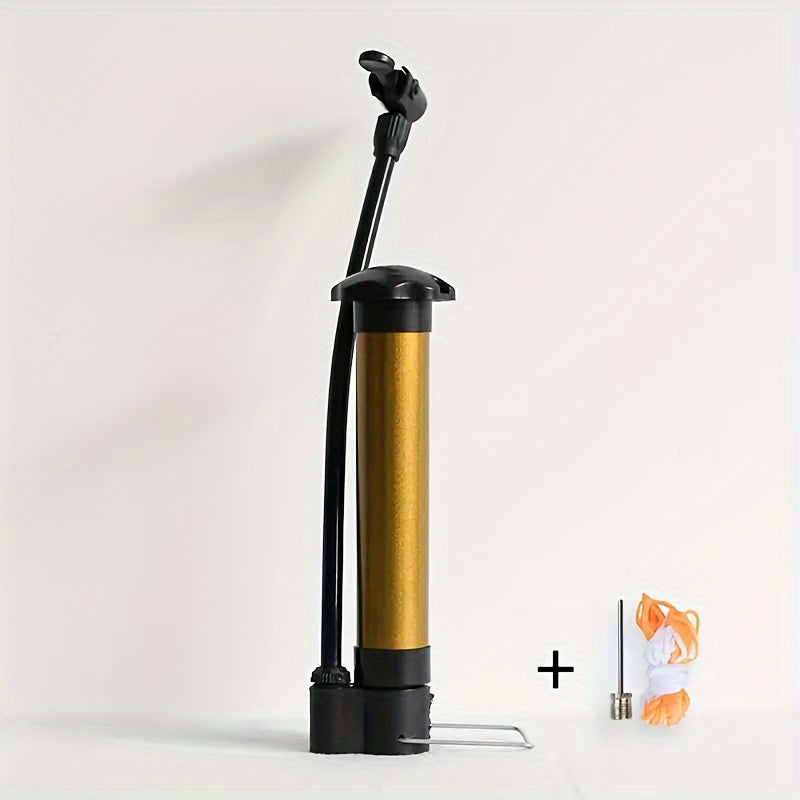 Golden Basketball Pump Household Inflatable Pump Mini Portable Pump