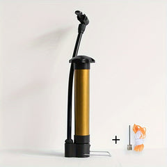 Golden Basketball Pump Household Inflatable Pump Mini Portable Manual Pump