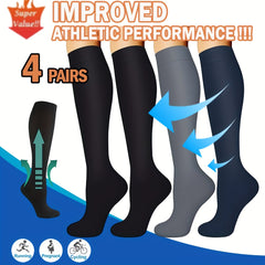 Copper Compression Socks For Women & Men 15-20mmHg Knee High