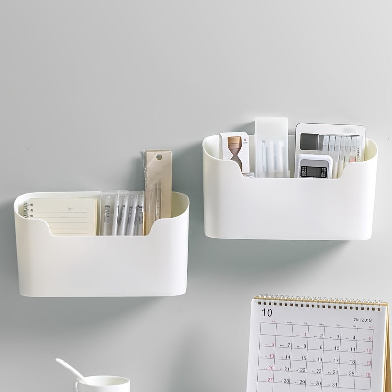 Wall Mounted Storage Box for Kitchen Bathroom Office - Home Organizer