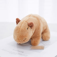 Soft Brown Plush Capybara Rodent Stuffed Animal Great for Kids