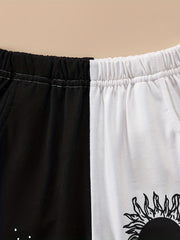 Baby Girls Sun & Moon Casual Trousers Kids Pants