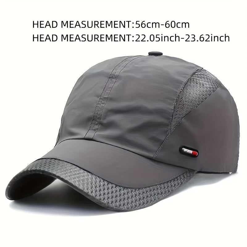 Mesh Baseball Cap UV Protection Lightweight Sun Hat