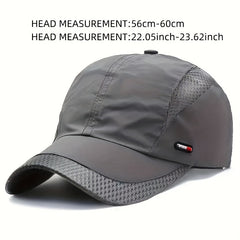 Mesh Baseball Cap UV Protection Lightweight Sun Hat