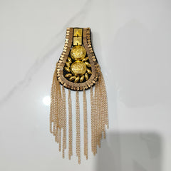 Stylish Tassel Shoulder Epaulettes for Stage Performance Costume