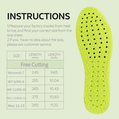 Shock Absorption Arch Support Athletic Insoles Men Women