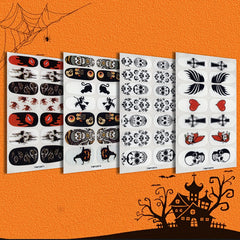 Halloween Nail Polish Stickers 12 Sheets with 6 Files
