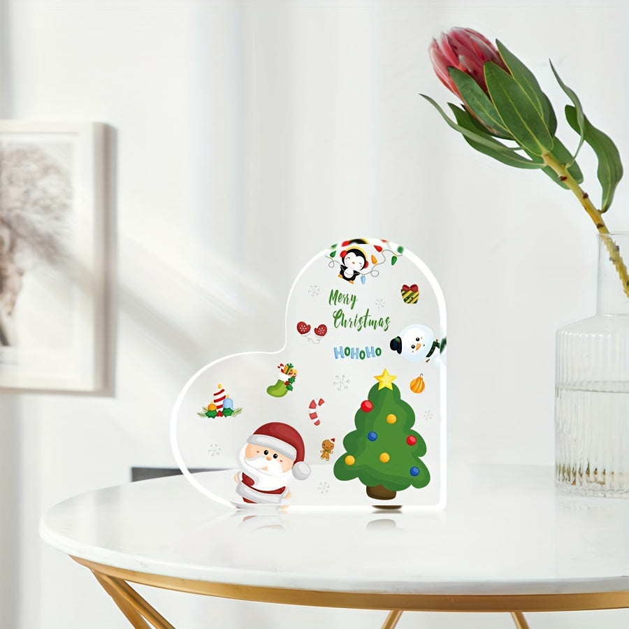 Christmas Acrylic Love Decoration - Party Wedding Room Decor